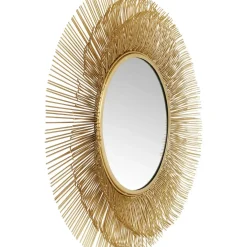 Spiegel-KARE Design Spiegel Sunburst Tre Gold O87Cm