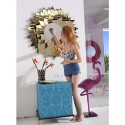 Spiegel-KARE Design Spiegel Sunflower Round O120Cm
