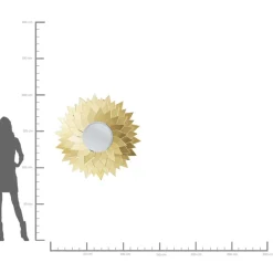 Spiegel-KARE Design Spiegel Sunflower Round O120Cm