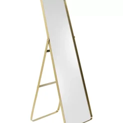 Spiegel-KARE Design Standspiegel Curve Arch Gold 55X160Cm