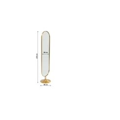 Spiegel-KARE Design Standspiegel Curve 40X170Cm