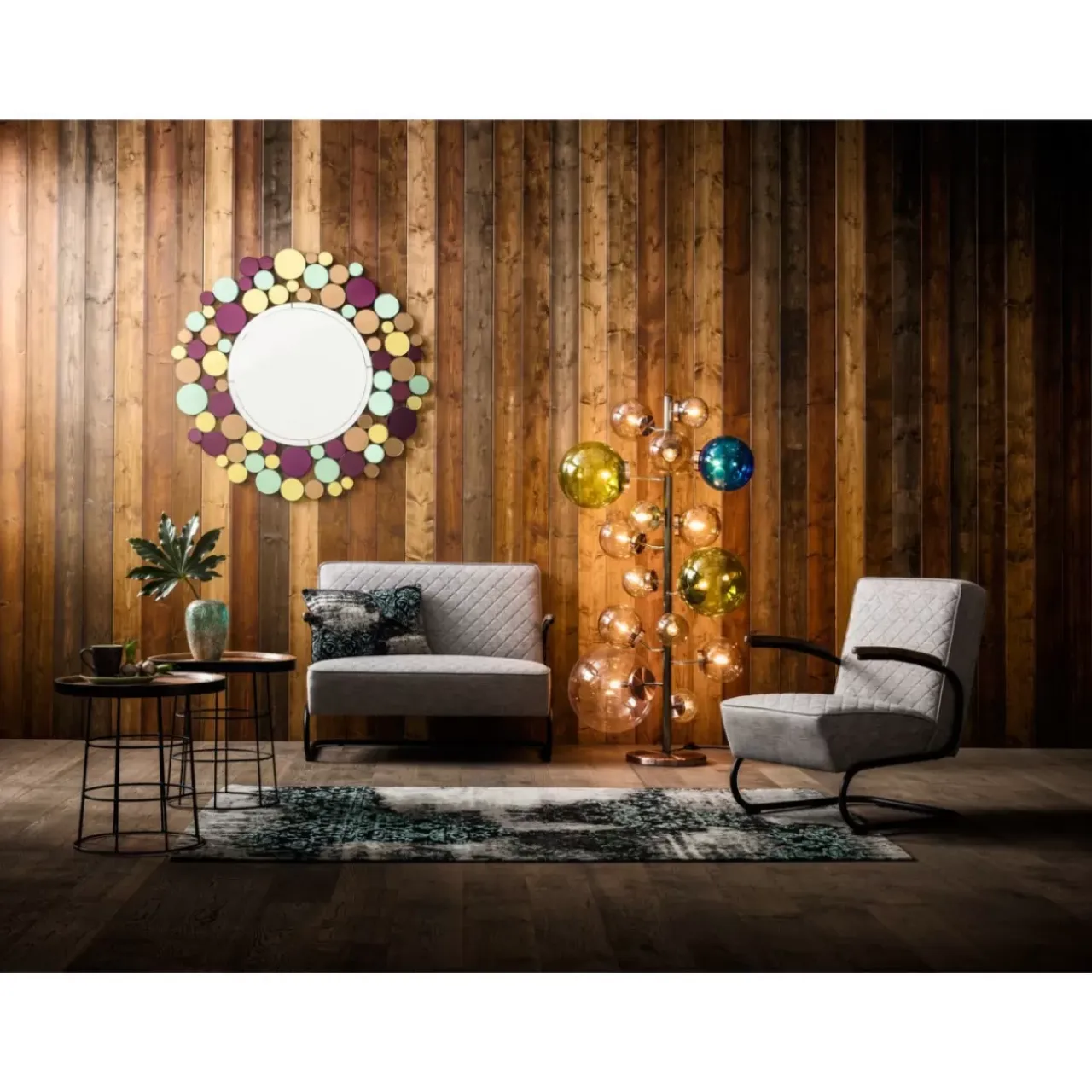 Steh & Bodenleuchten-KARE Design Stehleuchte Balloon Colore 15 Led