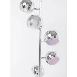 Steh & Bodenleuchten-KARE Design Stehleuchte Calotta Chrome 5Er