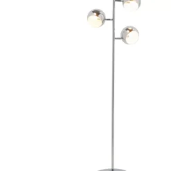 Steh & Bodenleuchten-KARE Design Stehleuchte Calotta Chrome