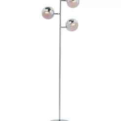Steh & Bodenleuchten-KARE Design Stehleuchte Calotta Chrome