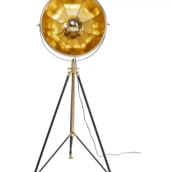 Steh & Bodenleuchten-KARE Design Stehleuchte Cinema Gold 190Cm