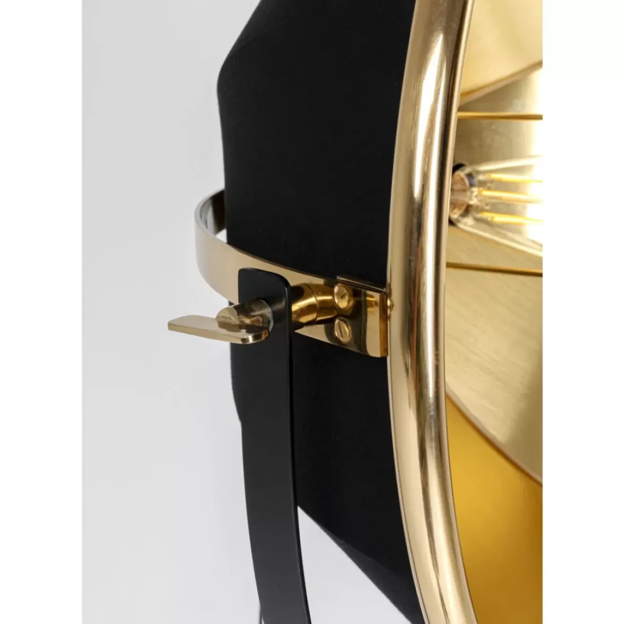 Steh & Bodenleuchten-KARE Design Stehleuchte Cinema Gold 190Cm