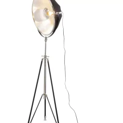 Steh & Bodenleuchten-KARE Design Stehleuchte Cinema Silber 190Cm