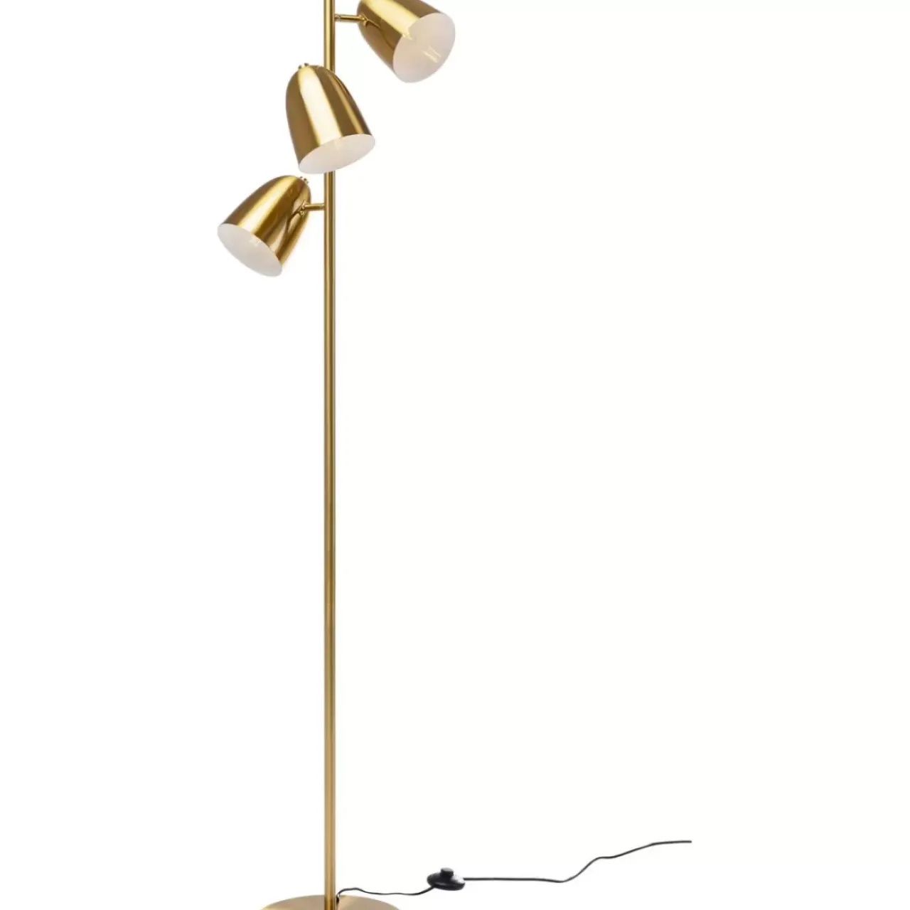 Steh & Bodenleuchten-KARE Design Stehleuchte Dr Notriples Gold 160Cm