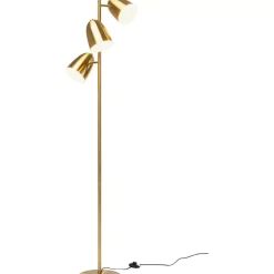 Steh & Bodenleuchten-KARE Design Stehleuchte Dr Notriples Gold 160Cm