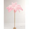 Steh & Bodenleuchten-KARE Design Stehleuchte Feather Palm Pink 165Cm