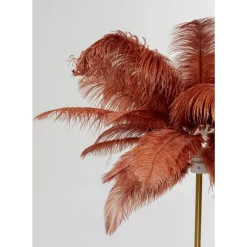 Steh & Bodenleuchten-KARE Design Stehleuchte Feather Palm Rusty Red 165Cm