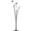 Steh & Bodenleuchten-KARE Design Stehleuchte Five Balls Matt Schwarz
