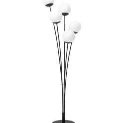Steh & Bodenleuchten-KARE Design Stehleuchte Five Balls Matt Schwarz