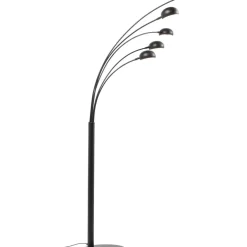 Steh & Bodenleuchten-KARE Design Stehleuchte Five Fingers Schwarz Matt