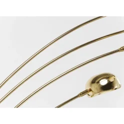 Steh & Bodenleuchten-KARE Design Stehleuchte Five Fingers Brass