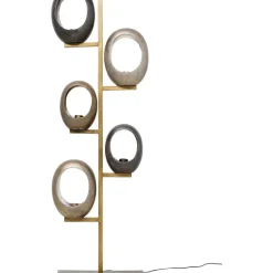 Steh & Bodenleuchten-KARE Design Stehleuchte Five Loops 173Cm