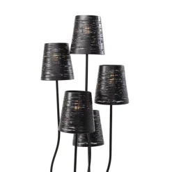 Steh & Bodenleuchten-KARE Design Stehleuchte Flexible Black Cinque