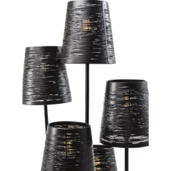 Steh & Bodenleuchten-KARE Design Stehleuchte Flexible Black Cinque