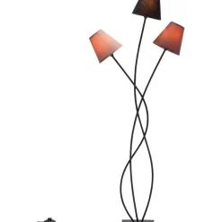 Steh & Bodenleuchten-KARE Design Stehleuchte Flexible Mocca Tre