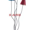 Steh & Bodenleuchten-KARE Design Stehleuchte Flexible Velvet Schwarz Cinque