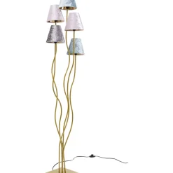 Steh & Bodenleuchten-KARE Design Stehleuchte Flexible Velvet Brass Cinque