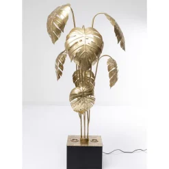Steh & Bodenleuchten-KARE Design Stehleuchte Leaf Monstera 149Cm