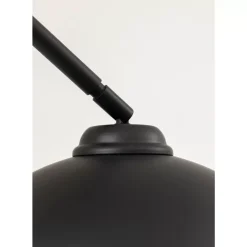 Steh & Bodenleuchten-KARE Design Stehleuchte Lounge Small Deal Eco Matt Schwarz 175