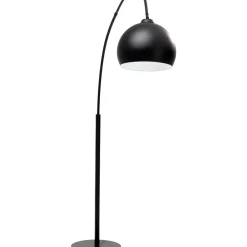 Steh & Bodenleuchten-KARE Design Stehleuchte Lounge Small Deal Eco Matt Schwarz 175