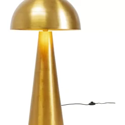 Steh & Bodenleuchten-KARE Design Stehleuchte Loungy Gold 95Cm