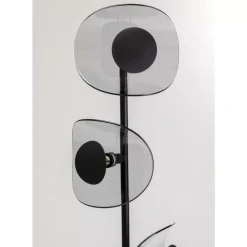 Steh & Bodenleuchten-KARE Design Stehleuchte Mariposa Schwarz Smoke 160Cm