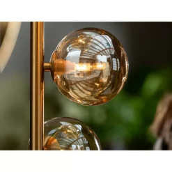 Steh & Bodenleuchten-KARE Design Stehleuchte Scala Balls Brass 160Cm