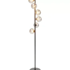 Steh & Bodenleuchten-KARE Design Stehleuchte Scala Balls Schwarz 160Cm