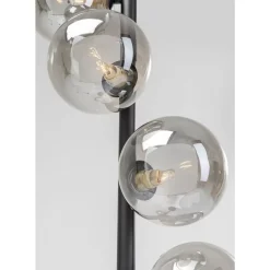 Steh & Bodenleuchten-KARE Design Stehleuchte Scala Balls Schwarz 160Cm