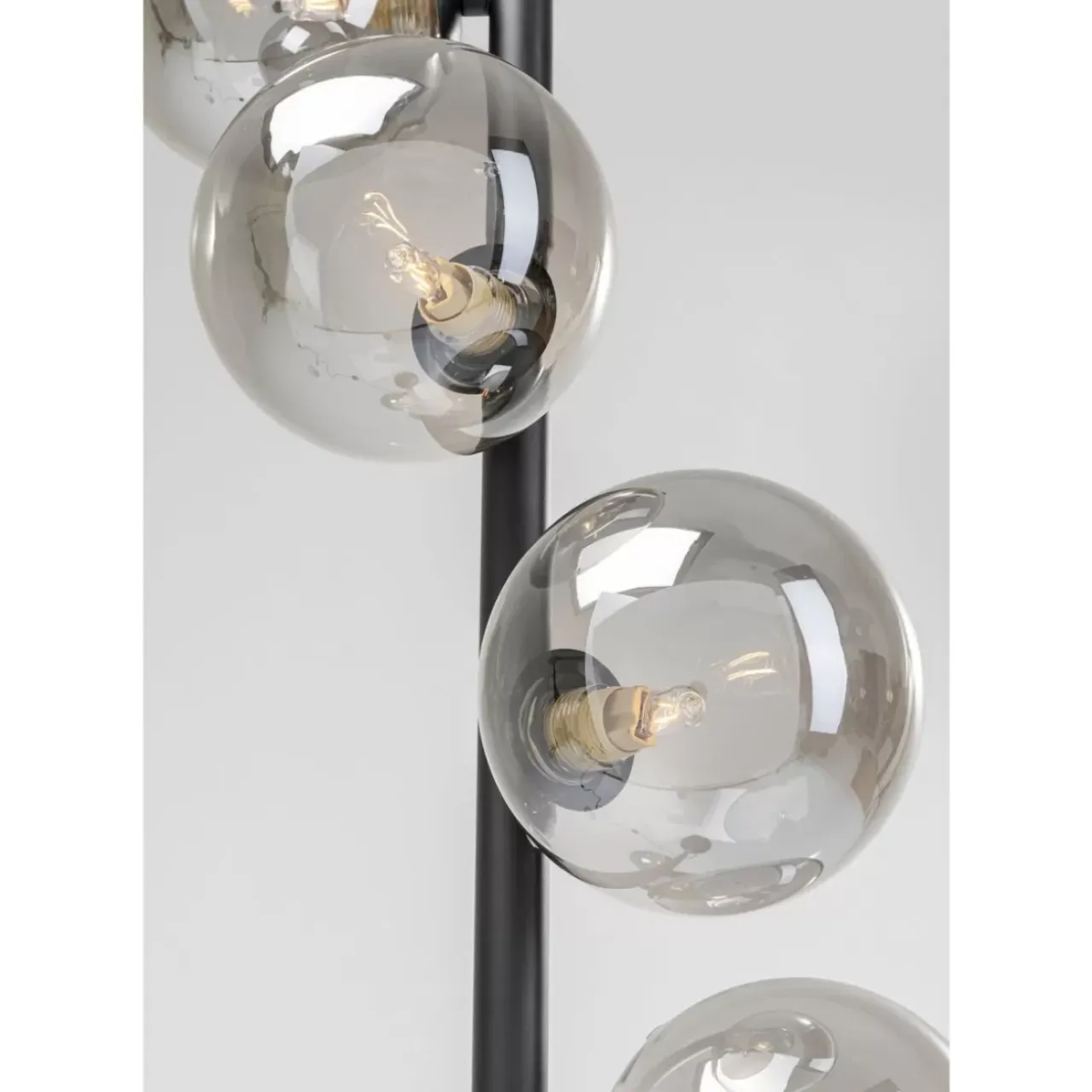 Steh & Bodenleuchten-KARE Design Stehleuchte Scala Balls Schwarz 160Cm