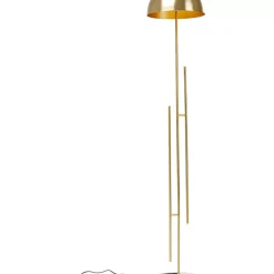 Steh & Bodenleuchten-KARE Design Stehleuchte Solo Brass