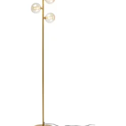Steh & Bodenleuchten-KARE Design Stehleuchte Three Balls Gold 160Cm