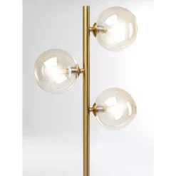 Steh & Bodenleuchten-KARE Design Stehleuchte Three Balls Gold 160Cm