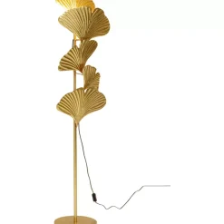 Steh & Bodenleuchten-KARE Design Stehleuchte Yuva Gold 160Cm