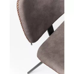 Stühle-KARE Design Stuhl Barber Brown