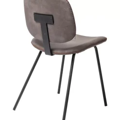 Stühle-KARE Design Stuhl Barber Brown