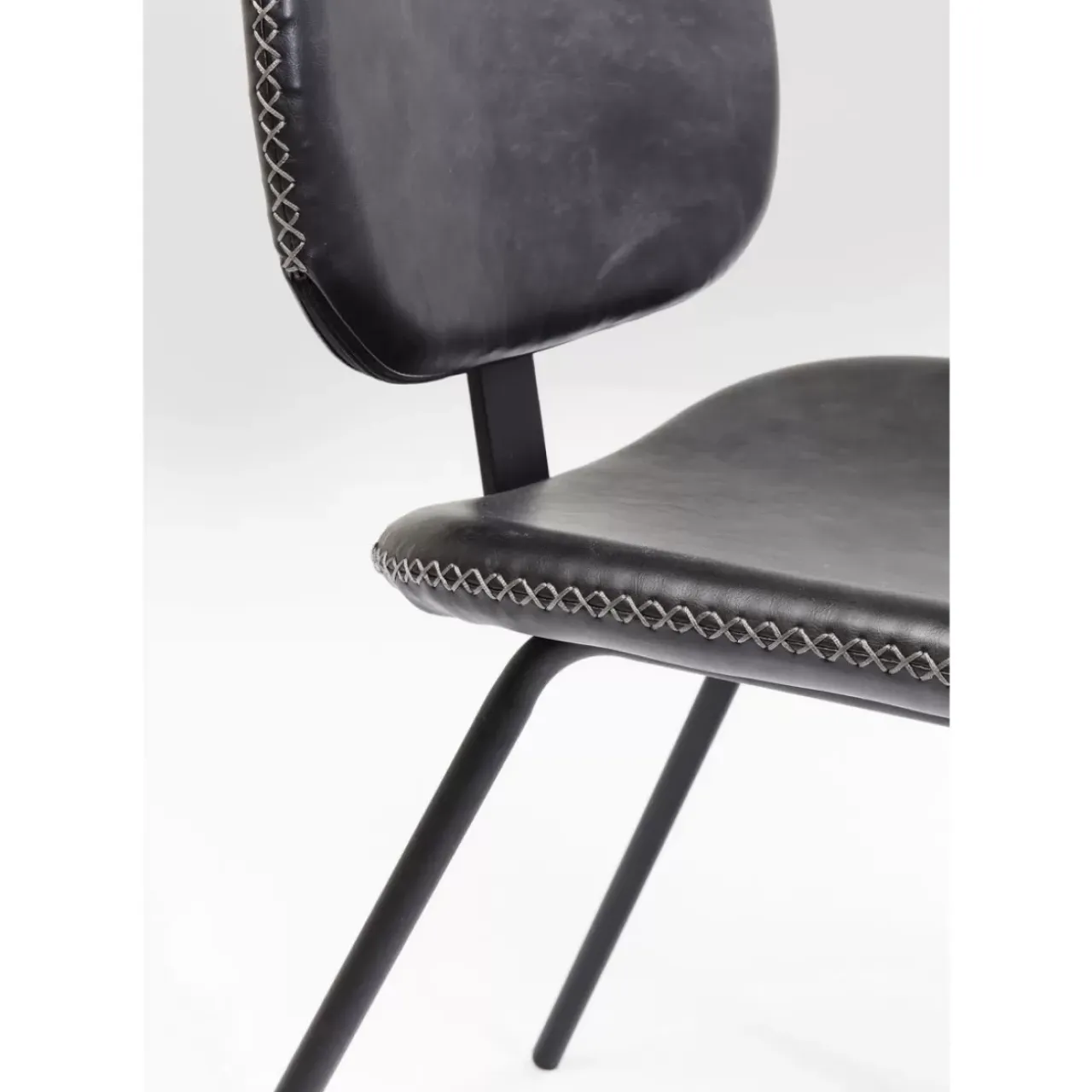 Stühle-KARE Design Stuhl Barber Schwarz