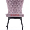 Stühle-KARE Design Stuhl Black Marshall Velvet Rose