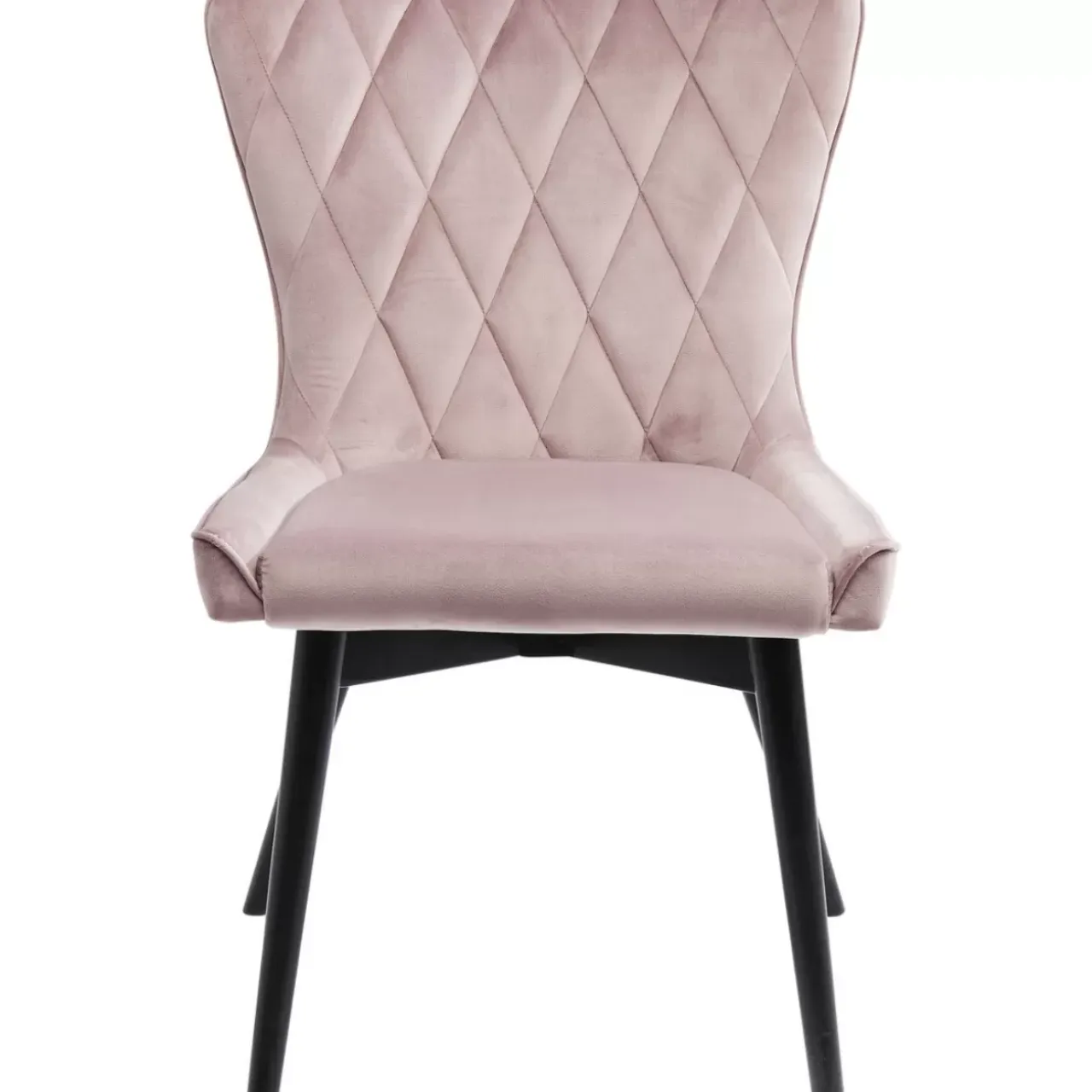 Stühle-KARE Design Stuhl Black Marshall Velvet Rose