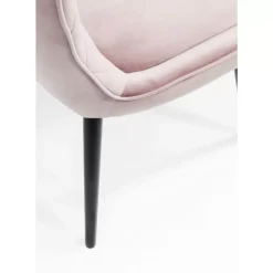 Stühle-KARE Design Stuhl Black Marshall Velvet Rose