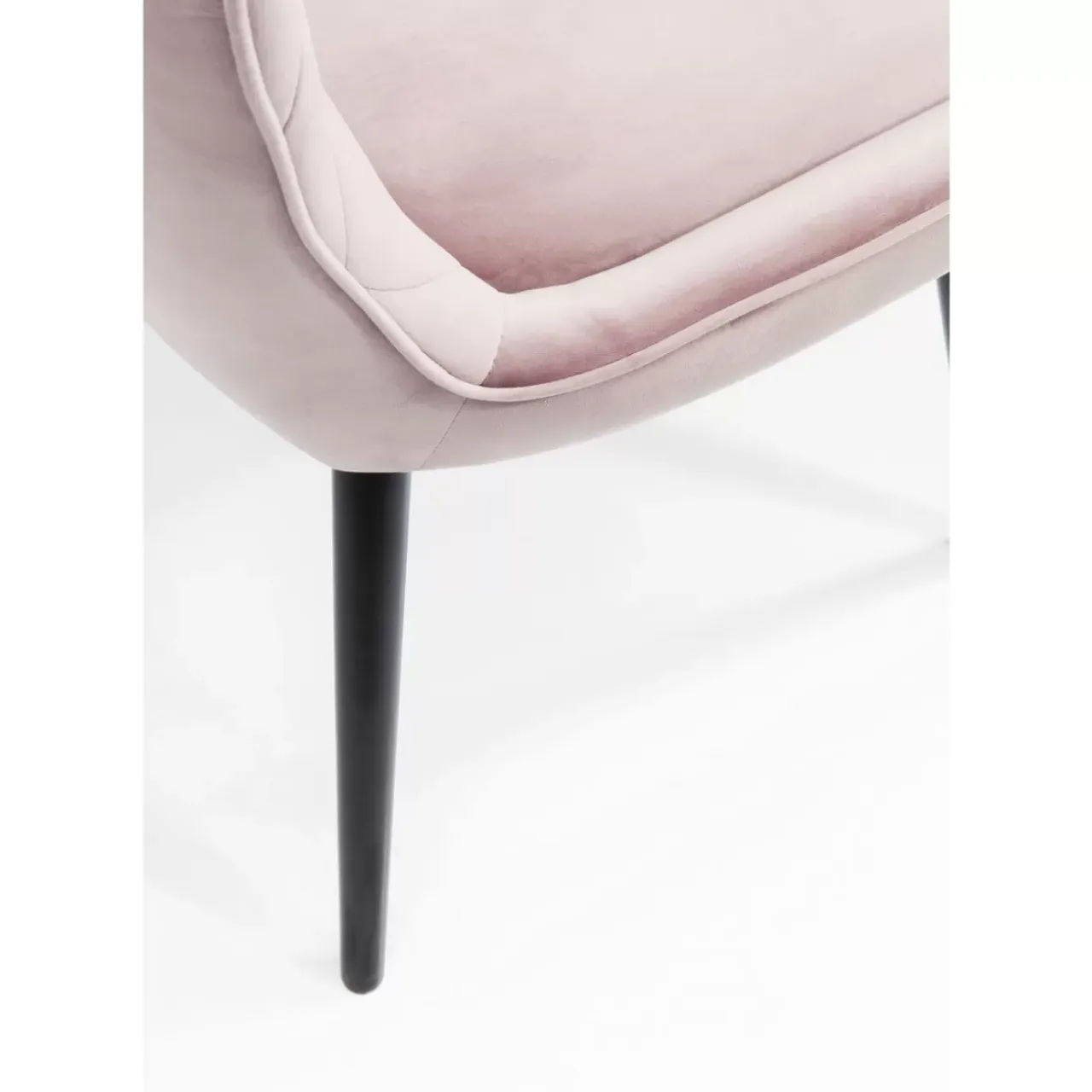 Stühle-KARE Design Stuhl Black Marshall Velvet Rose