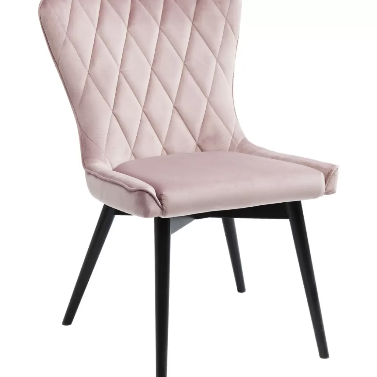 Stühle-KARE Design Stuhl Black Marshall Velvet Rose