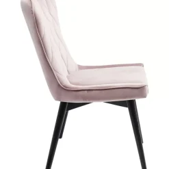 Stühle-KARE Design Stuhl Black Marshall Velvet Rose