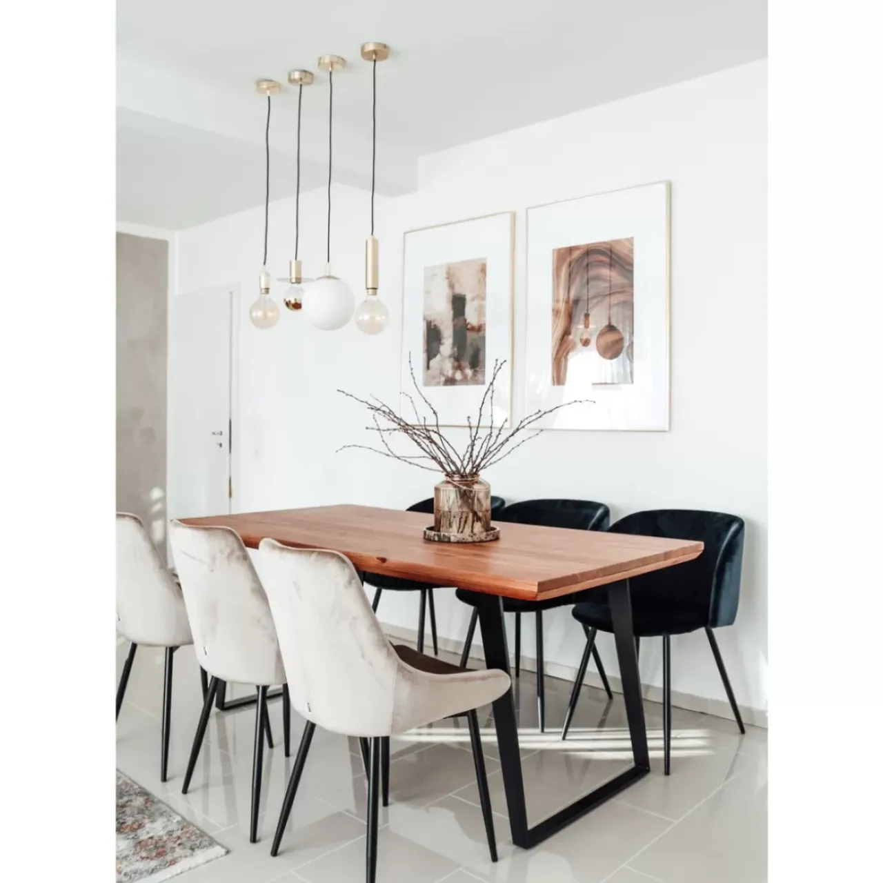 Stühle-KARE Design Stuhl East Side Champagne