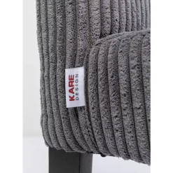 Stühle-KARE Design Stuhl Econo Cord Grau